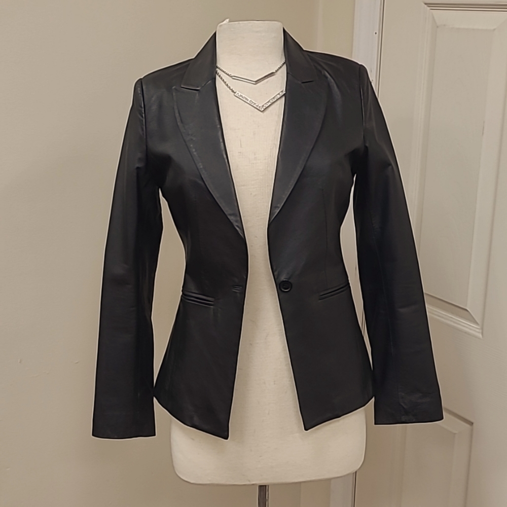Leather jacket